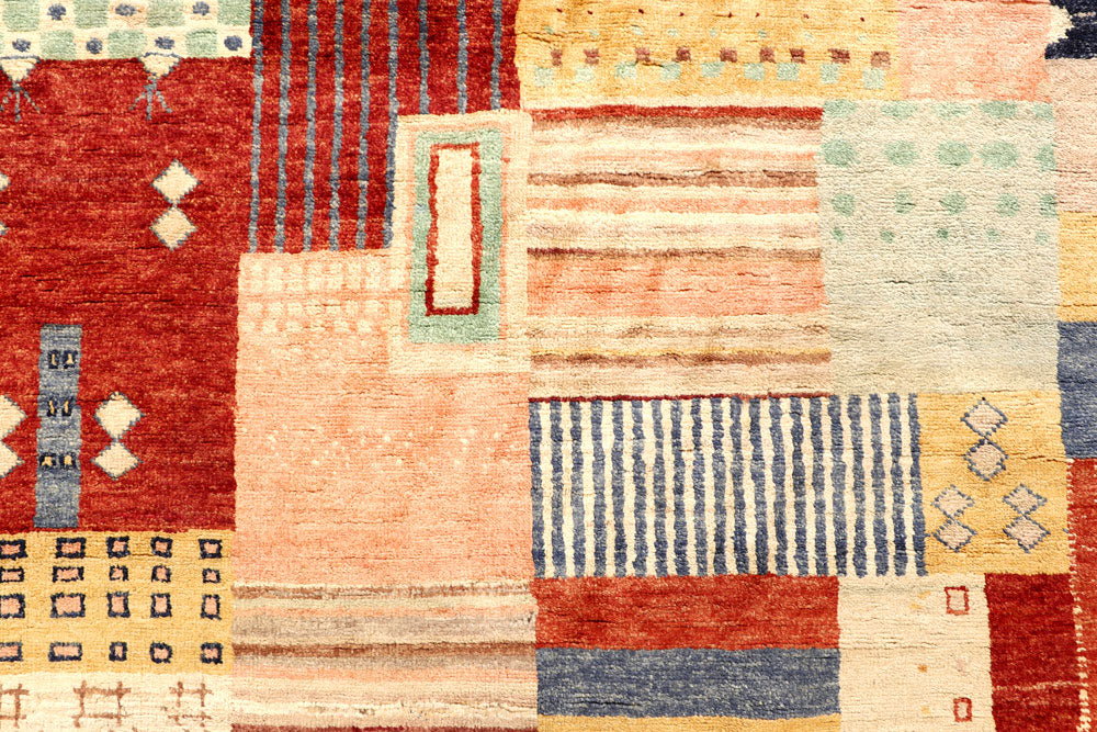 Multi Colored Gabbeh 8' 5 x 11' 5 - No. 56615 - ALRUG Rug Store