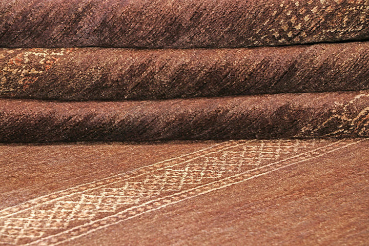 Saddle Brown Gabbeh 11'  10" x 18'  6" - No. QA93190
