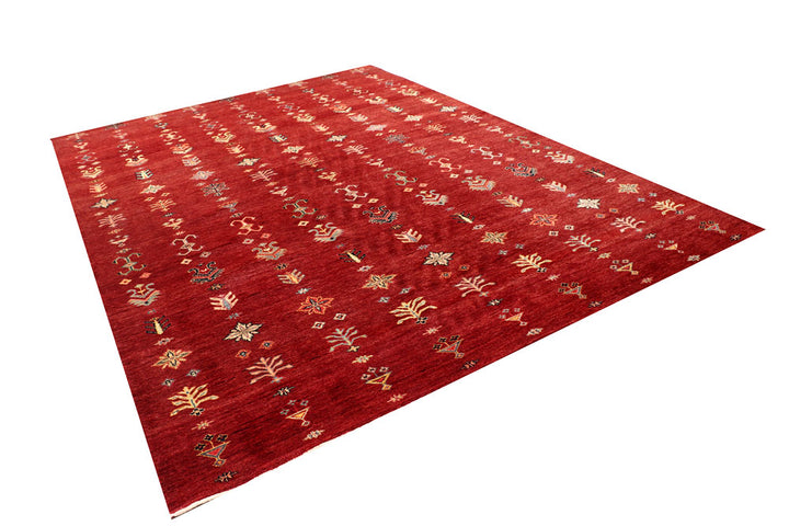 Firebrick Gabbeh 8' 3 x 11' 6 - No. 56625 - ALRUG Rug Store