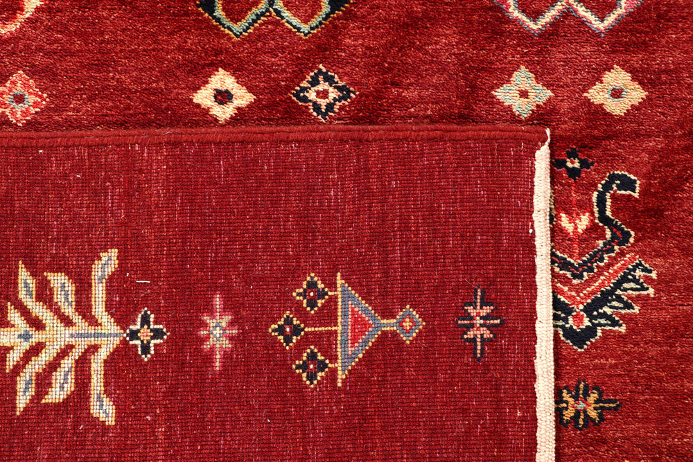 Firebrick Gabbeh 8' 3 x 11' 6 - No. 56625 - ALRUG Rug Store