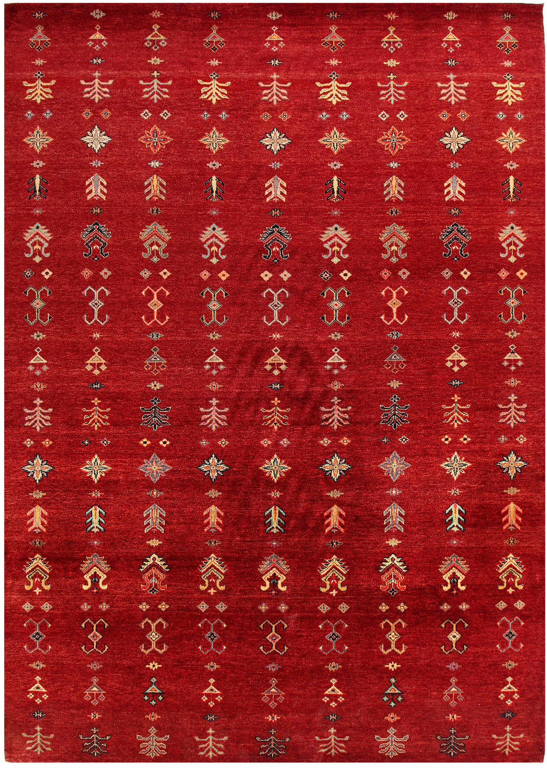 Firebrick Gabbeh 8' 3 x 11' 6 - No. 56625 - ALRUG Rug Store