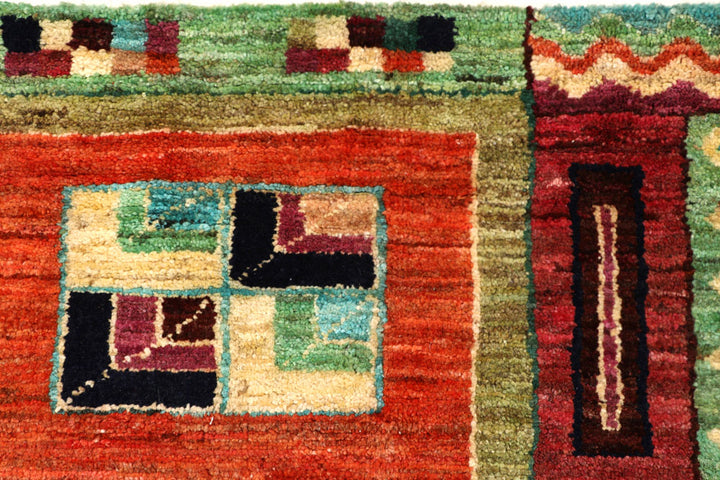 Multi Colored Gabbeh 8' x 9' 11 - No. 56627 - ALRUG Rug Store
