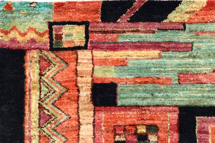 Multi Colored Gabbeh 7' 11 x 10' - No. 56628 - ALRUG Rug Store