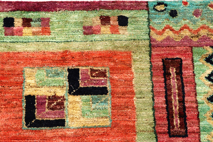 Multi Colored Gabbeh 7' 11 x 10' - No. 56628 - ALRUG Rug Store