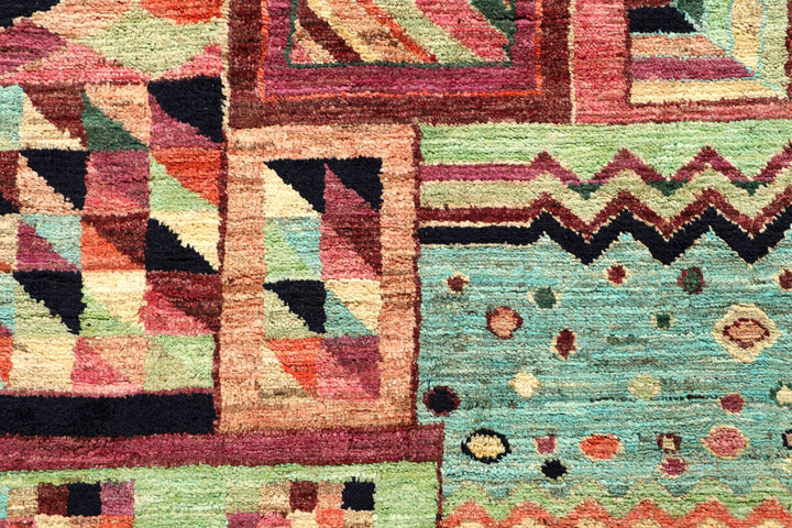Multi Colored Gabbeh 7' 11 x 10' - No. 56628 - ALRUG Rug Store