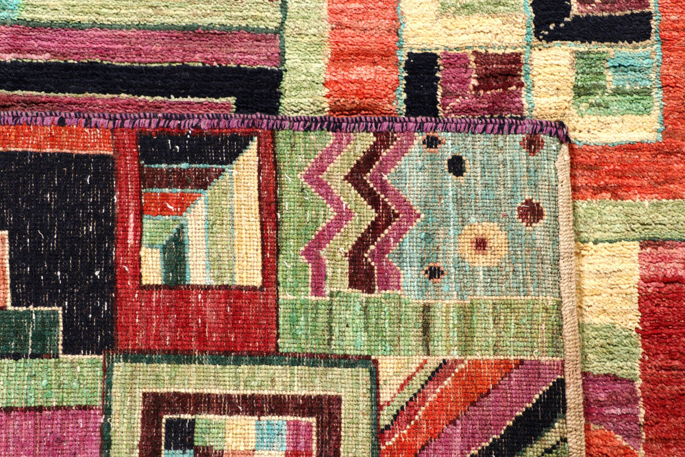 Multi Colored Gabbeh 7' 11 x 10' - No. 56628 - ALRUG Rug Store