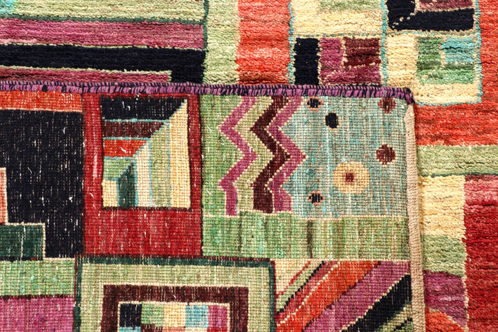 Multi Colored Gabbeh 7' 11 x 10' - No. 56628 - ALRUG Rug Store
