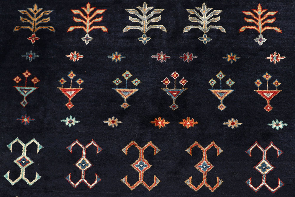 Midnight Blue Gabbeh 8' 2 x 9' 11 - No. 56629 - ALRUG Rug Store