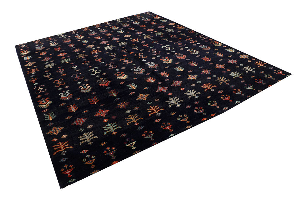 Midnight Blue Gabbeh 8' 2 x 9' 11 - No. 56629 - ALRUG Rug Store