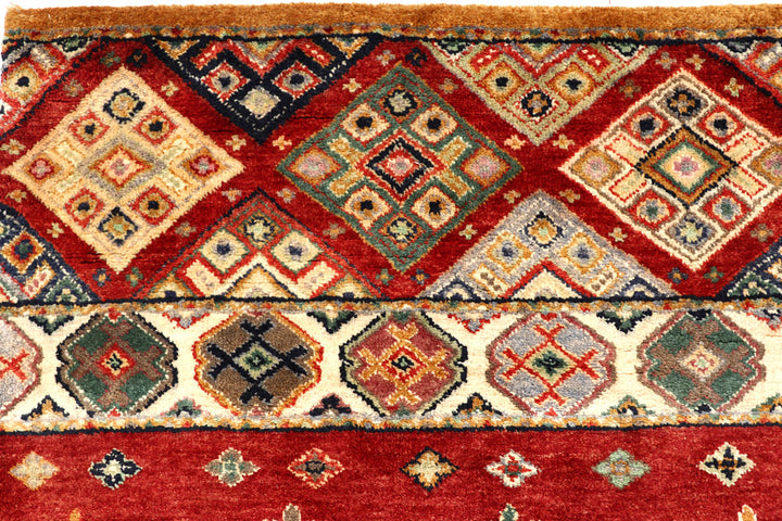 Firebrick Gabbeh 6' 7 x 8' 11 - No. 56631 - ALRUG Rug Store