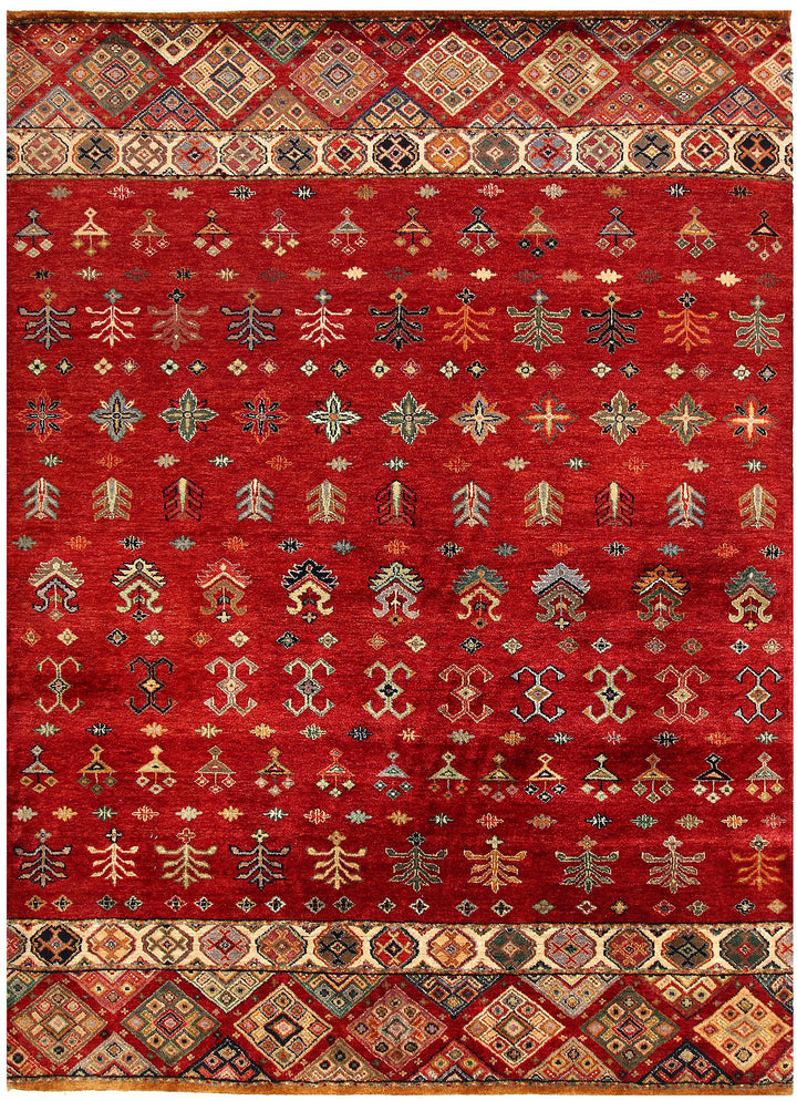 Firebrick Gabbeh 6' 7 x 8' 11 - No. 56631 - ALRUG Rug Store