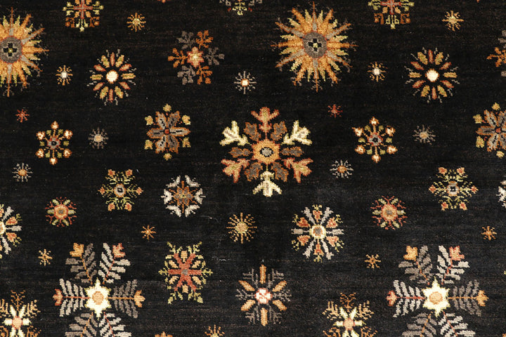 Black Gabbeh 6' 6 x 9' 7 - No. 56633 - ALRUG Rug Store