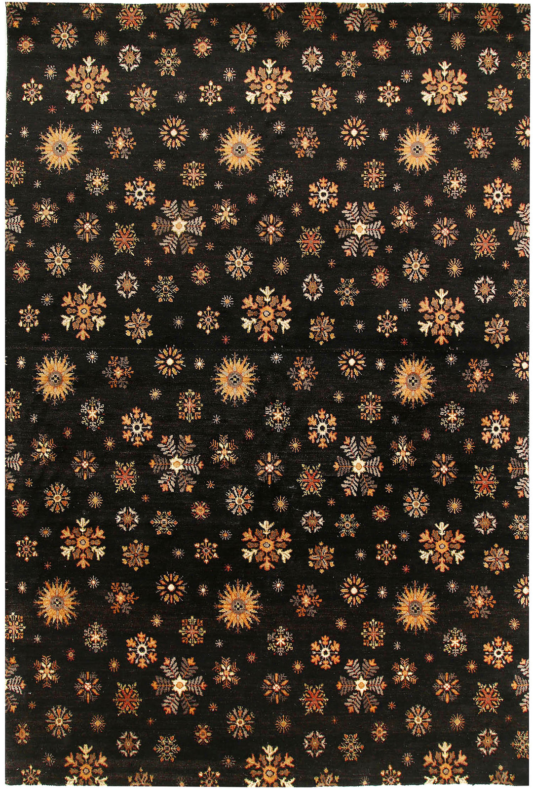 Black Gabbeh 6' 6 x 9' 7 - No. 56633 - ALRUG Rug Store