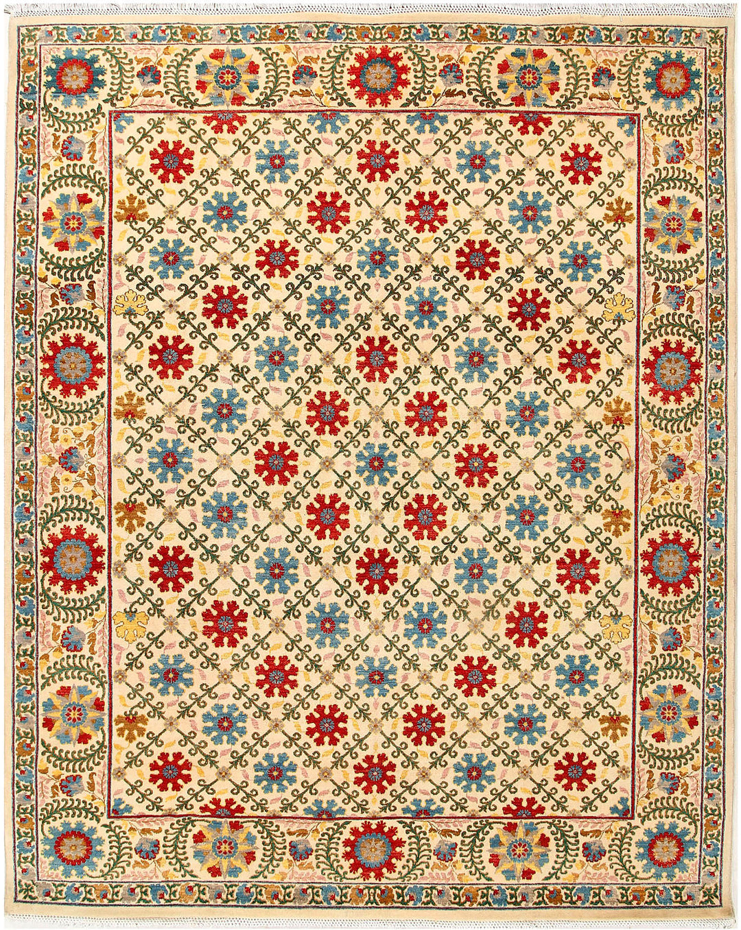 Lemon Chiffon Gabbeh 8' 2 x 10' 1 - No. 56638 - ALRUG Rug Store