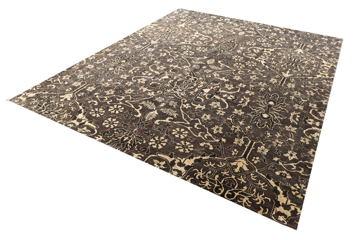 Dim Grey Gabbeh 8' x 10' 1 - No. 56639 - ALRUG Rug Store