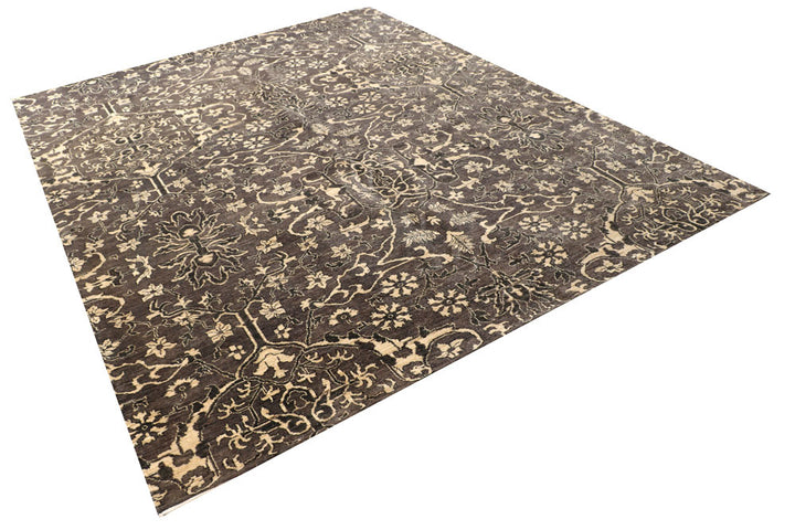 Dim Grey Gabbeh 8' x 10' 1 - No. 56639 - ALRUG Rug Store