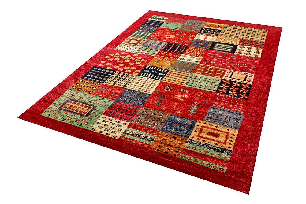 Firebrick Gabbeh 5' 6 x 7' 9 - No. 56644 - ALRUG Rug Store