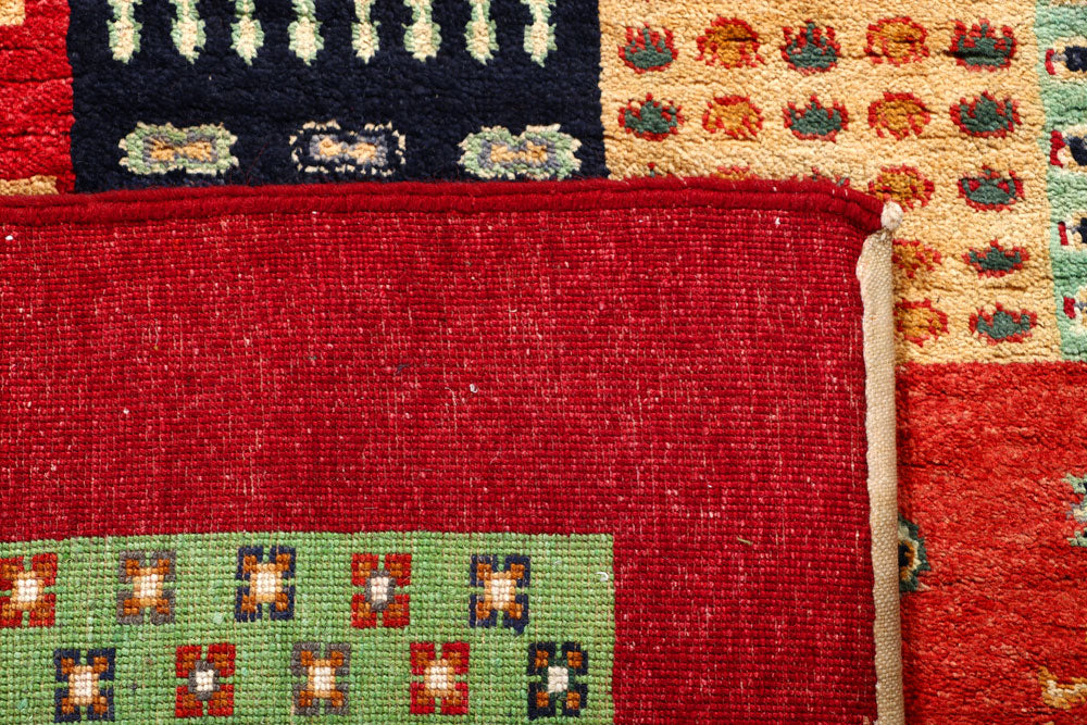 Firebrick Gabbeh 5' 6 x 7' 9 - No. 56644 - ALRUG Rug Store