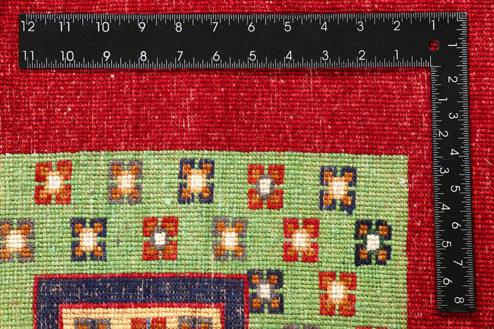 Firebrick Gabbeh 5' 6 x 7' 9 - No. 56644 - ALRUG Rug Store