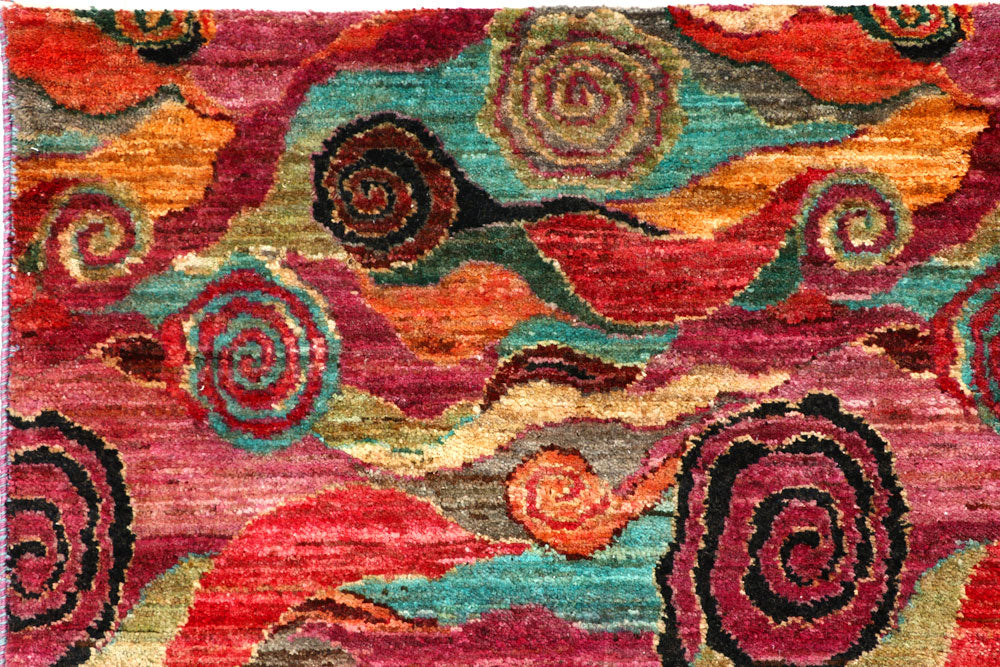 Multi Colored Gabbeh 6' x 8' 11 - No. 56646 - ALRUG Rug Store