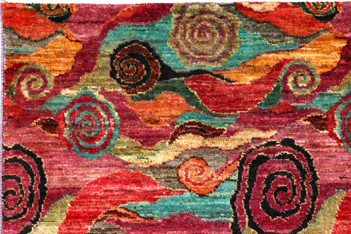 Multi Colored Gabbeh 6' x 8' 11 - No. 56646 - ALRUG Rug Store