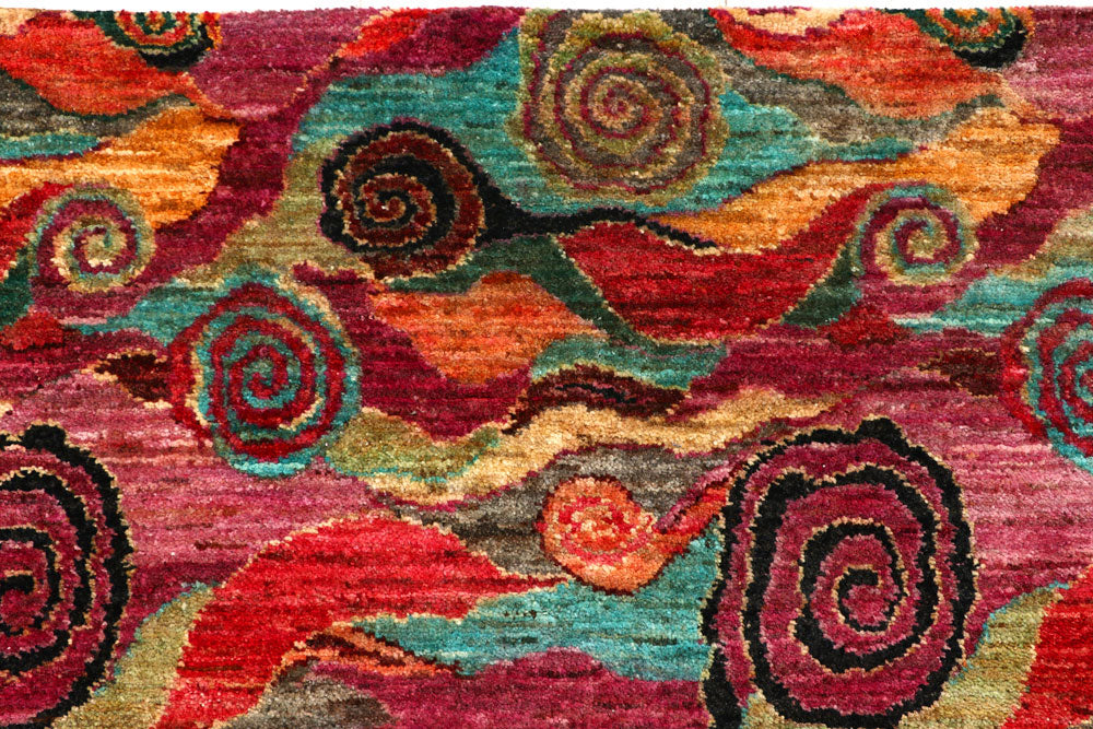 Multi Colored Gabbeh 6' x 8' 11 - No. 56646 - ALRUG Rug Store
