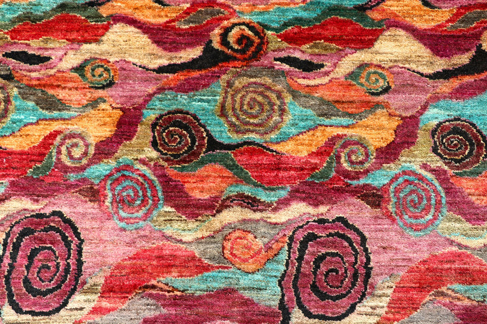 Multi Colored Gabbeh 6' x 8' 11 - No. 56646 - ALRUG Rug Store