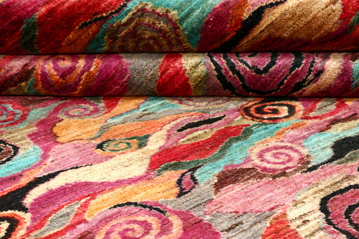 Multi Colored Gabbeh 6' x 8' 11 - No. 56646 - ALRUG Rug Store