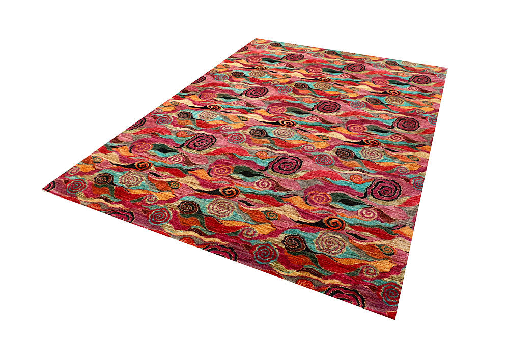 Multi Colored Gabbeh 6' x 8' 11 - No. 56646 - ALRUG Rug Store