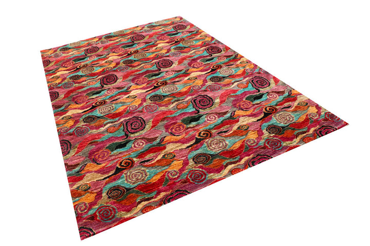 Multi Colored Gabbeh 6' x 8' 11 - No. 56646 - ALRUG Rug Store