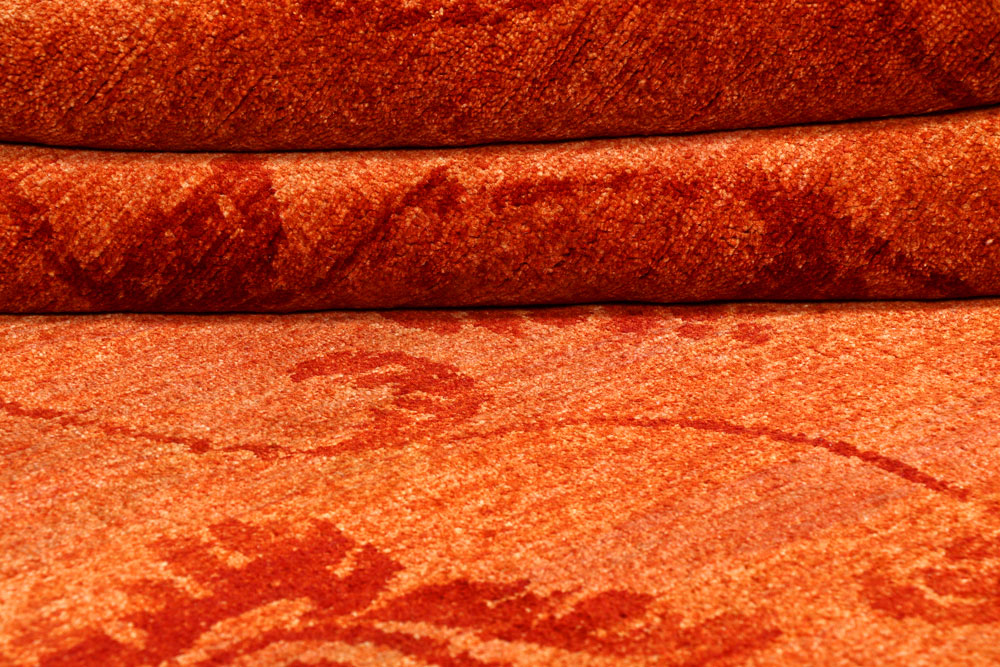Orange Red Gabbeh 4' 7 x 6' 4 - No. 56648 - ALRUG Rug Store