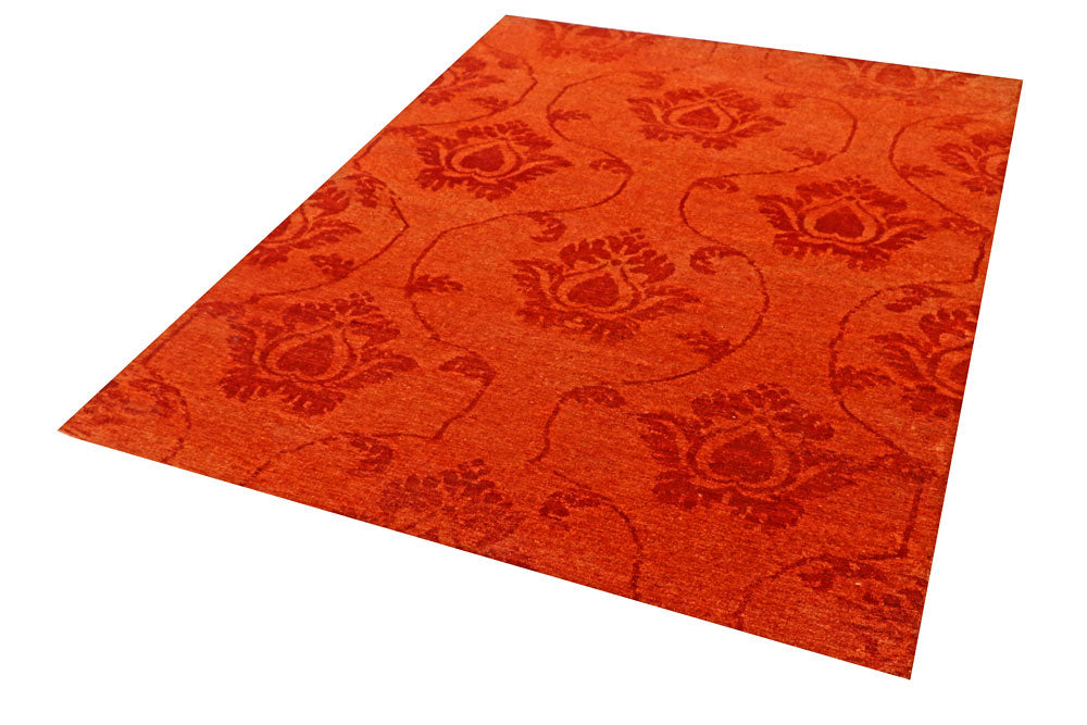 Orange Red Gabbeh 4' 7 x 6' 4 - No. 56648 - ALRUG Rug Store
