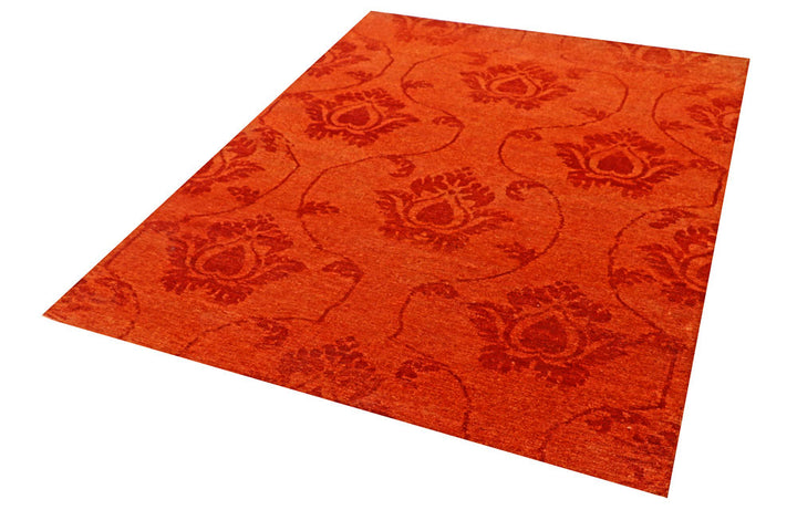 Orange Red Gabbeh 4' 7 x 6' 4 - No. 56648 - ALRUG Rug Store