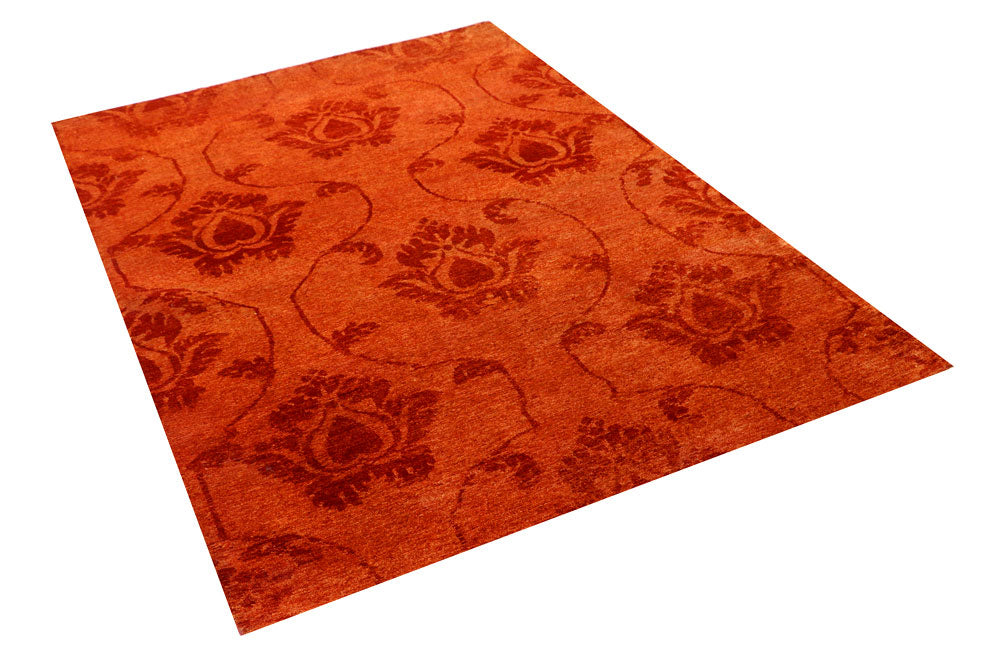 Orange Red Gabbeh 4' 7 x 6' 4 - No. 56648 - ALRUG Rug Store