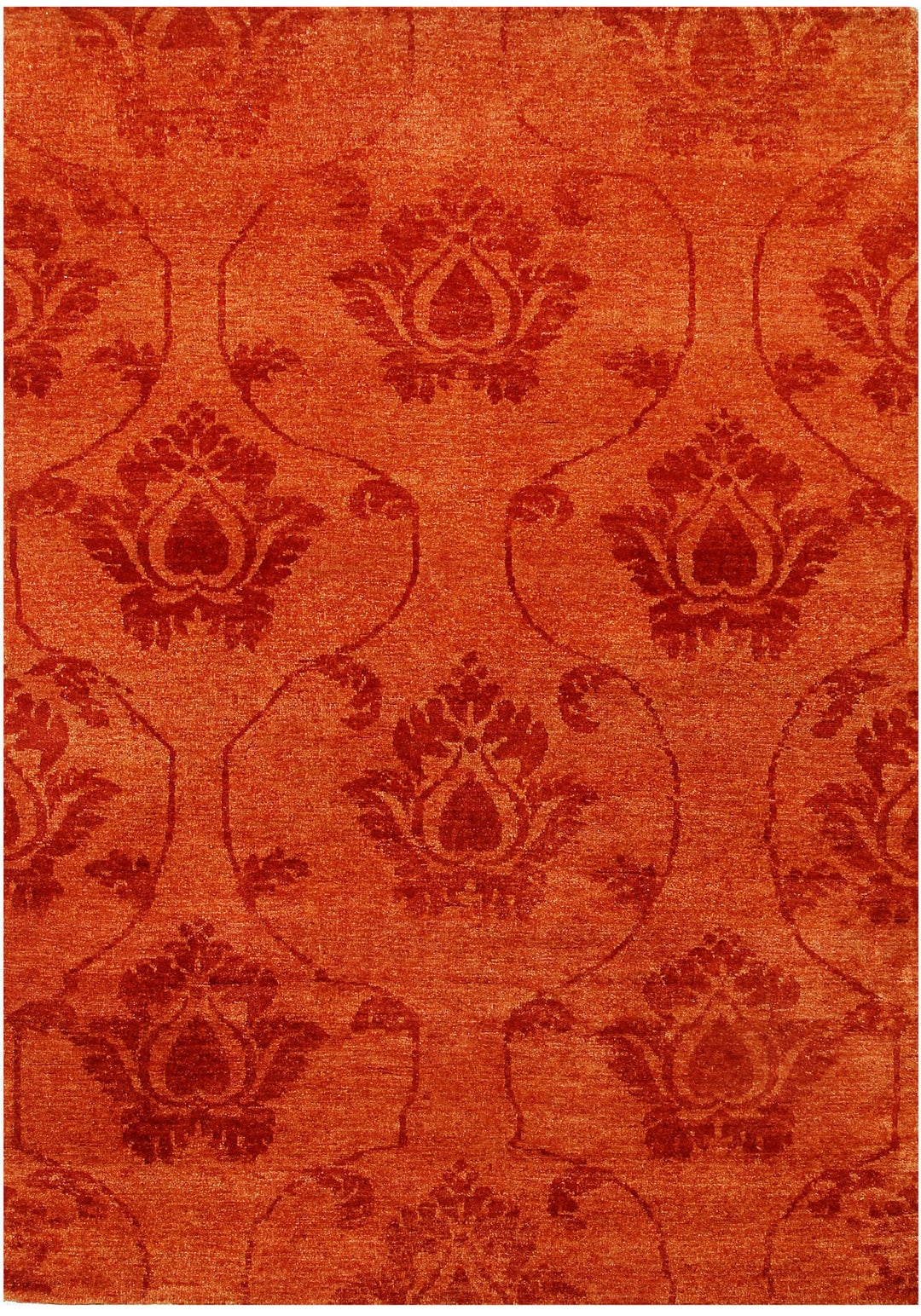 Orange Red Gabbeh 4' 7 x 6' 4 - No. 56648 - ALRUG Rug Store