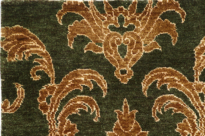 Darkgreen Gabbeh 6' x 8' 9 - No. 56650 - ALRUG Rug Store