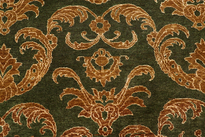 Darkgreen Gabbeh 6' x 8' 9 - No. 56650 - ALRUG Rug Store