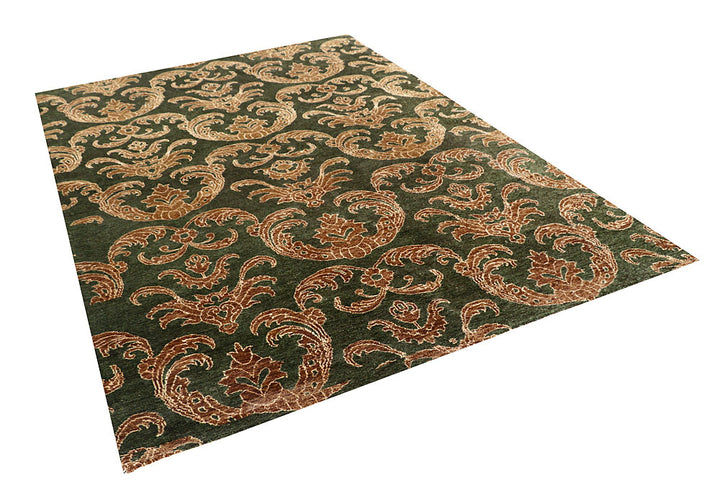Darkgreen Gabbeh 6' x 8' 9 - No. 56650 - ALRUG Rug Store