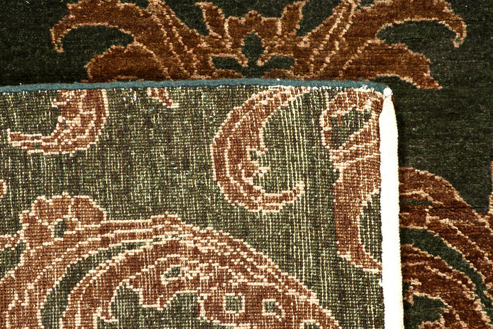 Darkgreen Gabbeh 6' x 8' 9 - No. 56650 - ALRUG Rug Store
