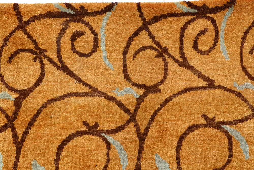 Sandy Brown Gabbeh 5' 7 x 8' - No. 56651 - ALRUG Rug Store