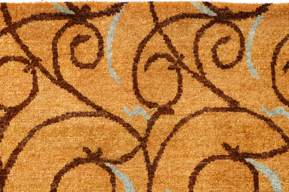 Sandy Brown Gabbeh 5' 7 x 8' - No. 56651 - ALRUG Rug Store