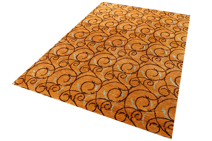 Sandy Brown Gabbeh 5' 7 x 8' - No. 56651 - ALRUG Rug Store