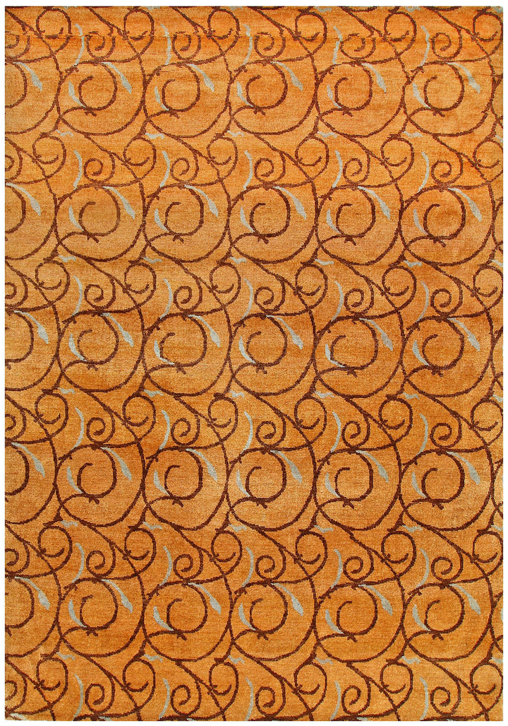 Sandy Brown Gabbeh 5' 7 x 8' - No. 56651 - ALRUG Rug Store