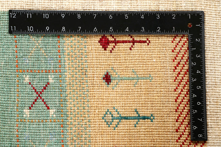 Multi Colored Gabbeh 3' 1 x 5' 1 - No. 56653 - ALRUG Rug Store