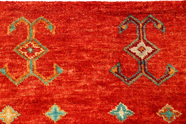 Red Gabbeh 3' 1 x 4' 11 - No. 56654 - ALRUG Rug Store