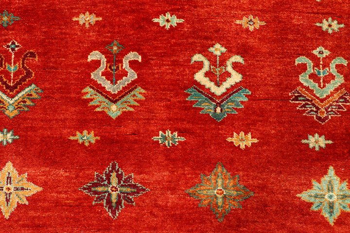 Red Gabbeh 3' 1 x 4' 11 - No. 56654 - ALRUG Rug Store