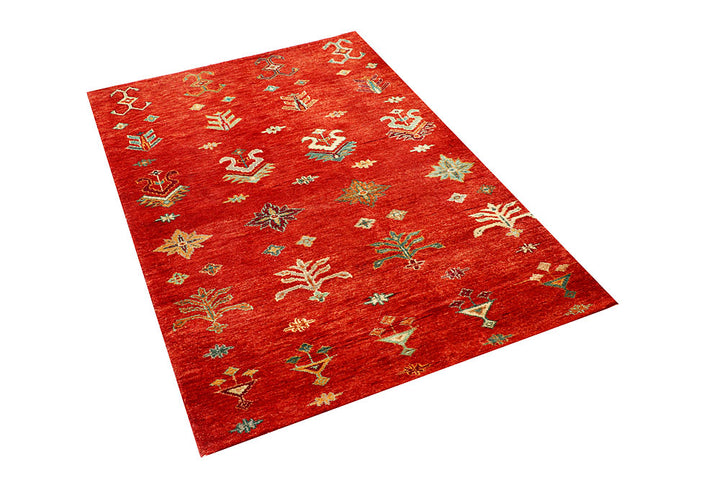 Red Gabbeh 3' 1 x 4' 11 - No. 56654 - ALRUG Rug Store