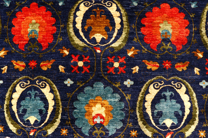 Dark Blue Suzani 6' x 8' 11 - No. 56659 - ALRUG Rug Store