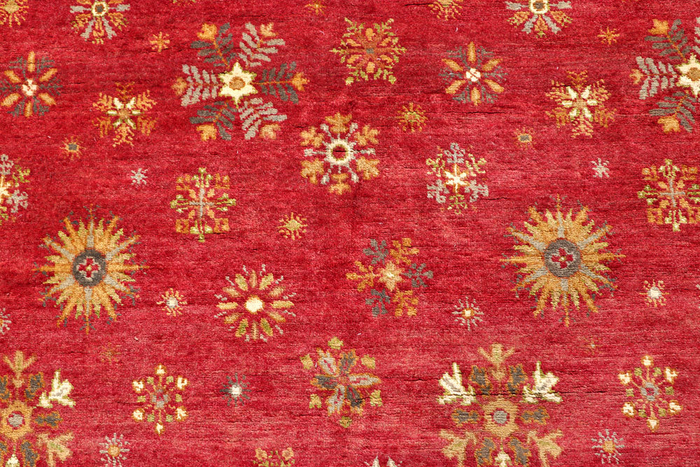 Firebrick Gabbeh 5' 7 x 8' - No. 56660 - ALRUG Rug Store