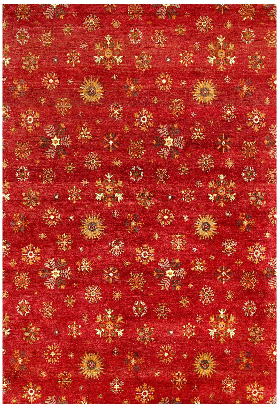 Firebrick Gabbeh 5' 7 x 8' - No. 56660 - ALRUG Rug Store